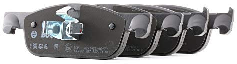 Bosch BP2055 - Pastiglie Freni Auto, Asse Anteriore - Qualità Bosch - Riduzione del Rumore e della Polvere - Certificazione ECE-R90 - Senza Rame - 1 Confezione da 4 Pastiglie