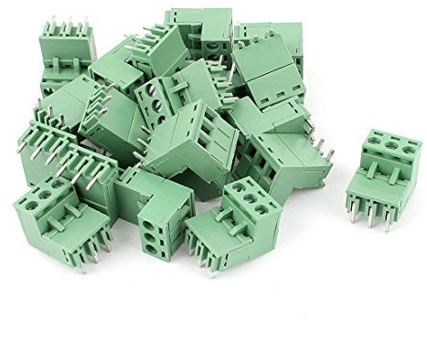 Aexit 20 x 2EDG-5.08 Schraubklemmenblock-Steckverbinder 3 Positionen 5,08 mm Pin Pitch für Leiterplatte (234e2464c198d1b487660bac28b5c537)