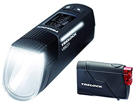 Trelock Beleuchtungsset LS 760 I-Go Vision+LS 720 Reego, schwarz, uni, 8005104, 204661