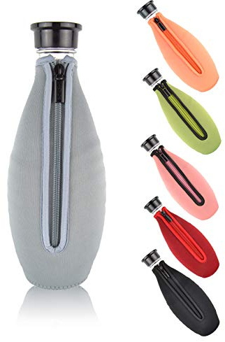 Bokshi® Bottle Cover | Schutzhülle für SodaStream Crystal Glaskaraffe | Hülle aus Neopren für Soda Stream Crystal Glasflasche