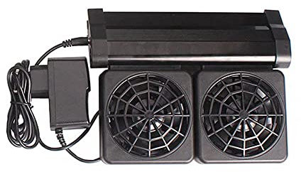CENPEK Aquarium Chillers Fan Adjustable Aquarium Water Cooling Fan Fish Tank Cooling Fan Marine 2 Fan