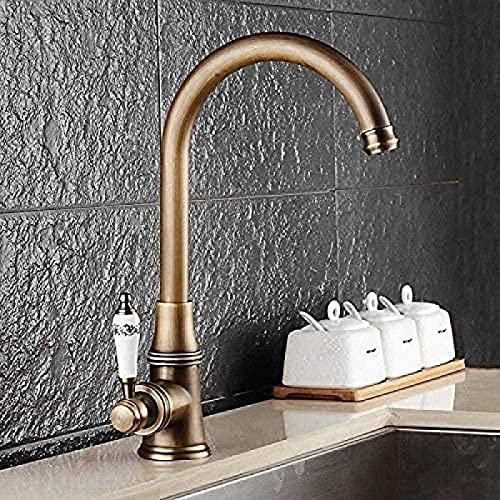 Wasserhahn Küchenarmatur Antik Bronze Finish Keramik Einhand-Badarmatur