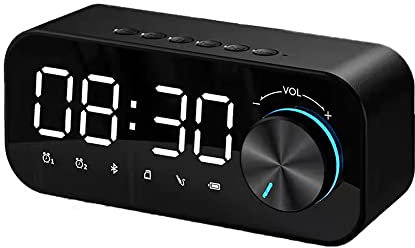 Hsthe Sea Smart mirror altoparlante Bluetooth subwoofer portatile piccolo audio mini orologio scheda plug-in sveglia domestica