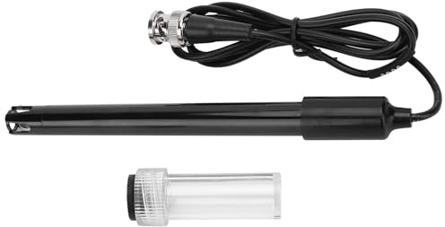 Ph Sonde Elektrode Aquarium Sensor Pool Messgerat, Hohe Empfindlichkeit, Hohe Präzision, Genaue Und Zuverlässige 0-14PH mit BNC Buchse Sensorsonde für Aquarium Hydrokultur Pool