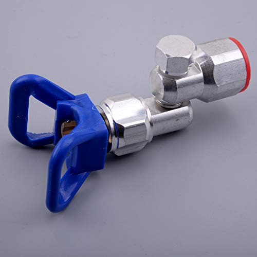 PRODCA Werkzeugzubehör Clean Shot Absperrventil Drehgelenk Metallpassung Kompatibel mit Airless-Spritzwerkzeug 7/8 Zoll; Gewinde Airless Farbspray und Verlängerungen