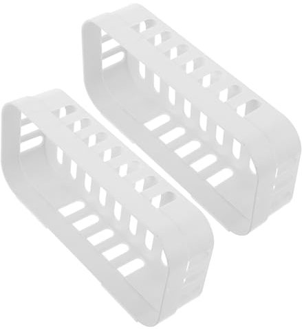 ROMISBABA 2pcs Hanging Aquarium Plant Holder Suction Cups Plastic Aquatic Plant Pots for Fish Tank Decoration Suitable for Aquascaping