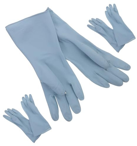 Zerodeko 3paare Putzhandschuhe s Wiederverwendbar Für Küche Reinigung Geschirrspülhandschuhe Aus Pvc Haushaltsreinigungshandschuhe Zum Putzen Und Geschirrspülen