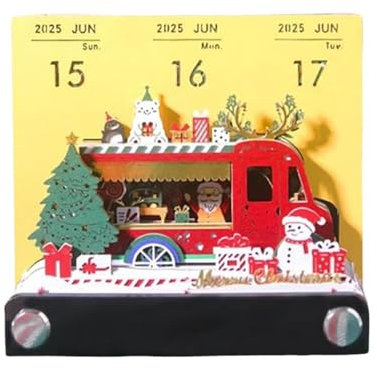 -Kalender 2025- -Notizblock-Kalender 2025, Abreißkalender | Zeitmesser-Kalender, Notizblock | Tischkalender-Skulptur-Notizblock, Schreibtisch-Postnotizen für Kollegen, Freunde, Weihnachts-