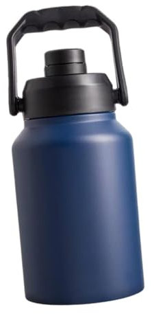 Sharplace Bouteille d'eau Isotherme en Acier Inoxydable pour Le Fitness, Le Camping, Le Cyclisme, Les entraînements en Plein air, Bleu 2l