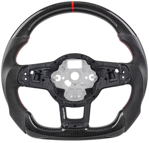 MKKDYC Sportlenkräder Kompatibel Mit VW Für Golf 7 7.5 MK7 Für GTI Für GTD Für GTE R 2013-2020 Für Polo Für GTI Für Passat Für Tiguan Lenkrad Rennrad(Style-2)