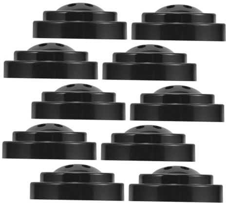 ibasenice 10pcs Flagpole Base Stand Office Flag Holder Flag Socket for Meetings Business Discussions