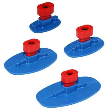 AWSPLASTIC Ventose Ovali Variety Pack PDR Estrattore Rimozione Amaccature Senza Verniciatura per Grandine Gibolli - (Blu, Confezione 4 Pezzi) COPACK4