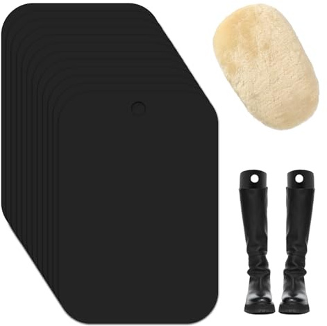 GOSHIES Stövelspännare 12 st. stövlformare av plast höga stövelstöd stövelform inlägg svart håller stövlarna upprätt för kvinnor och män stövlar 32 cm
