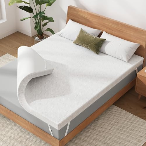 Surmatelas 90 x 200 cm H2/H3, Mémoire de Forme, 10CM épaisseur