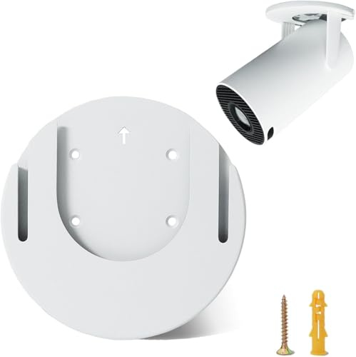 Tjweiqing HY300PRO Mini Projector Stand Ceiling Mount Compatible with HY300 PRO Portable 4k Projector Round Ceiling