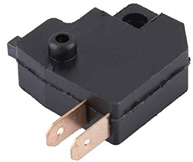 Akozon Bremslichtschalter rechts Motorrad Universal, Schalter, Automatik, Schwarz