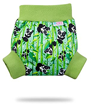 Petit Lulu Pull Up Cubierta Para Pañales de Tela | Talla XL (13 kg) | Reutilizable y Lavable (Panda Bears)