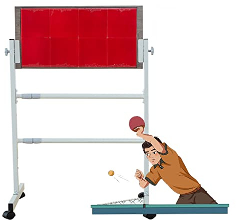 Bordtennis återboundbräda Inomhus Utomhus Rebound Board För Pingisbord, Fristående Bordtennis Return Board Rebounder, Självträningsutrustning, Lätt Att Installera