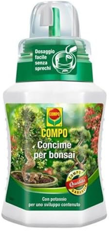 La zappa Concime liquido per bonsai fertilizzante rinverdente, evita la caduta delle foglie 250 ml