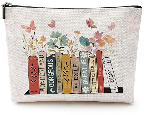 Multifunctional Small Storage Bag, Can Be Used in Cosmetic Bag, Makeup Bag, Pencil Case, Storage with Exquisite Patterns (Pattern: Book)