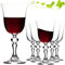 Imperial Lot de 6 verres à vin rouge élégants 220 ml - Série « Vintage » - En verre cristalline - Passe au lave-vaisselle