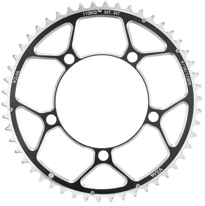 Electronic Parking Brake 110BCD Power Die Disc 35/50T 36T/52T 39/53T Folding Car Double Disc Bicicleta Accesorios Y Piezas(50T sheet)