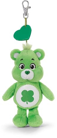 NICI Taschenanhänger Glücksbärchis Glücksbärchi 15cm - grün - Niedliches Plüsch-Accessoire, süßer Schlüsselanhänger für Tasche, Rucksack & Auto - 62803