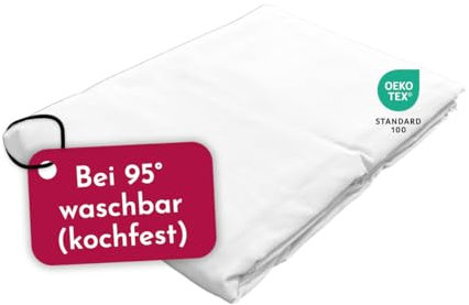Clinotest 240x290 cm Bettlaken ohne Gummizug, Premium Flachbettlaken, Soft & Atmungsaktiv, 100% Baumwolle, Kochfest, Hotelqualität, Anti-Schrumpfung & Farbintensität, Pflegeleicht.