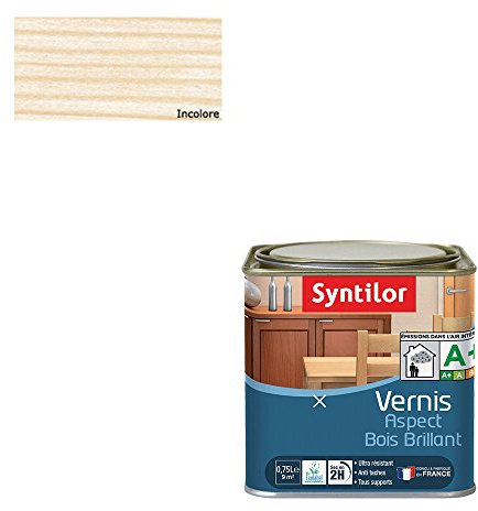 Syntilor - Vernis Aspect Bois Incolore Brillant 0,75L