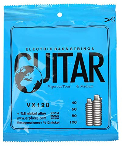 Akustikgitarrensaiten E-Bass Saiten Bass Alloy Saiten 4-Saiter Instrumenten Zubehör Musikinstrumentenzubehör