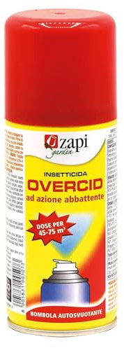 La zappa Insetticida spray autosvuotante Overcid per tarli, scarafaggi, formiche ed acari 150 ml