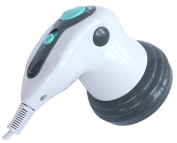 Masseur Anti Multifonction à Vibrations pour Cuisses et Dos | ABS Silicone, Quatre Têtes Incluses, Housse Protectrice, Modes Variés pour Fatigue et Scraping