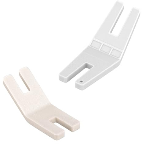 2 Pezzi di Strumenti per Cucire per Gobba, Piedino per Cucire per Cuciture Voluminose in Plastica Aiuto per Cuciture Voluminose per Husqvarna Viking per Jeans Grossi e Orli (Grande + Piccolo)