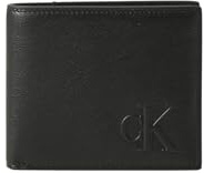 Calvin Klein Bold Ck Ew Billfold W/Coin UB1 - Black One Size