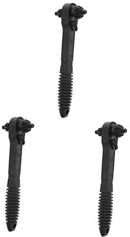 PRETYZOOM 3pcs Drill Chuck Ratchet Wrench Multi-Purpose Chuck Key Spanner Ratcheting Wrench Hand Drill Quick Release for Easy Use