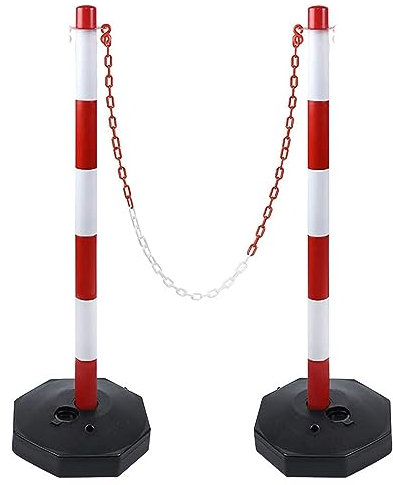 HAVVMK Barriere di Sicurezza per parcheggio Barriera di parcheggio Antiruggine e Impermeabile Blocco per Posto Auto Paletto di parcheggio ad Alta visibilità Blocco per parcheggio Auto Pie