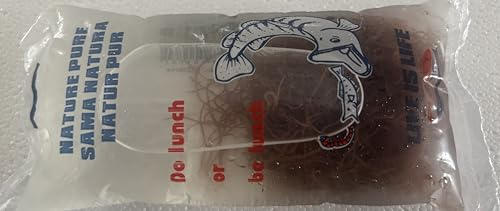 Glanzwürmer Blackworms 180ml Lebendfutter für Zierfische – Frischwasser Lebendfutter für Aquarium – Natürliches Fischfutter für Diskus, Skalare, Barben & Co. 15-60 Beutel (45 Beutel 8100ml)