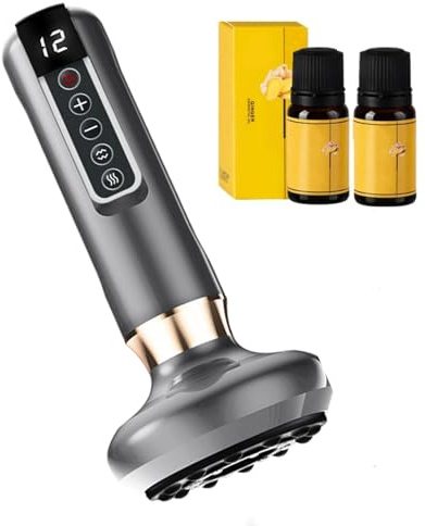Masajeador Anticelulítico Reductor Eléctrico, Masajeador de Celulitis con Ventosa, Anticelulítico Reafirmante, Piel MáS Firme y Mejor CirculacióN, Masaje de Tejido Profundo (gray)