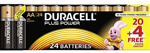 Duracell DUR018426 Plus Power AA Batterien (24 Stück)