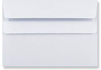 EPOSGEAR® A6/C6 Plain White Self Seal Wallet Envelopes 162mm x 114mm 90gsm (Pack of 50 Envelopes)