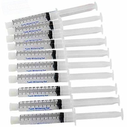 Teeth Whitening Gel 10x Syringes Super Value 4-9 Shades Whiter with American Teeth Whitening Formula Gel