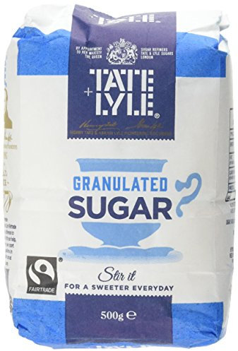 Tate & Lyle - Fairtrade Granulated White Sugar - Versatile Pure White Cane Sugar for Everyday Sweetening, Cooking & Baking - Consistently Fine Quality - UK Packed - 500g