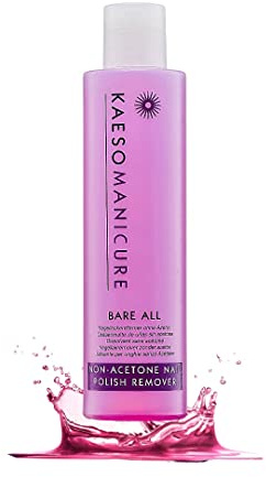 Kaeso Bare All Non-Acetone Nail Polish Remover 495ml – Gentle Acetone-Free Nail Polish Remover for Natural & Artificial Nails – Professional Salon Size