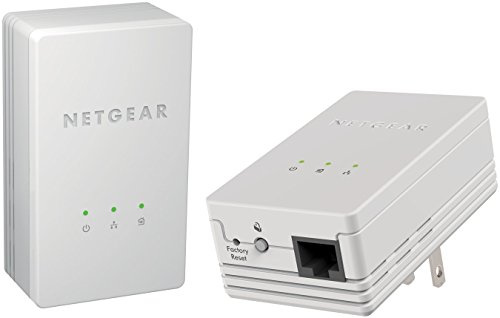Netgear XAVB1301-100PAS Powerline 200Mbps Mini Adapter - Starter Kit (XAVB1301)