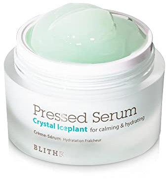 Blithe Pressed Serum Crystal Iceplant- Sérum prensado altamente concentrado con extracto de planta de hielo y eucalipto, Hidratación y Alivio de piel irritada, Refrescante, Humectante Coreano (50 ml)
