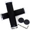 LYCAON Bike Lenker Griffe, rutschfeste Gummi Fahrrad Griff Griff mit Aluminium Lock, Bike Handgriff für Scooter Cruiser Urban Bike Dreirad Rad Stuhl Mountain Bike Road Bike MTB BMX (Weiß)