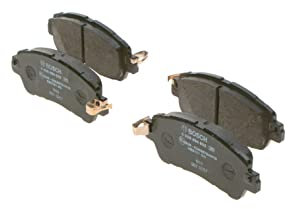 Bosch BP2006 - Pastiglie Freni Auto, Asse Anteriore - Qualità Bosch - Riduzione del Rumore e della Polvere - Certificazione ECE-R90 - Senza Rame - 1 Confezione da 4 Pastiglie