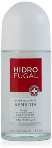 Hidrofugal Sensitiv Roll-On, Deo-Roller mit sanftem Duft, hochwirksames Anti-Transpirant mit Panthenol für sanfte Achselpflege, 50 ml