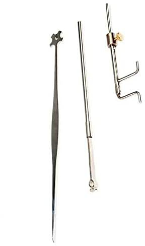 Streichinstrumente Teile Violin Zubehör 3 STÜCKE Violin Luthier Tools Sound Post Gauge & Measurer Retriever Clip Für Fiddle Luthier Tool DIY Repair Replace