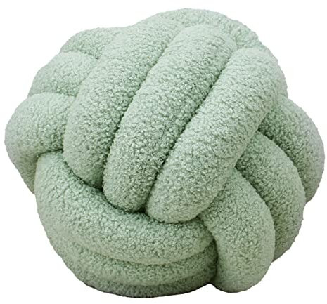GYCS Knot Cushion, Couch Knoten Kissen, Sofa Aesthetic Kissen rund, Knot Ball Cushion, Decorative knotenkissen, deko Kissen Wohnzimmer, Round Knot Cushion, Decorative Knot, Knot Pillow Ball,A24,28CM